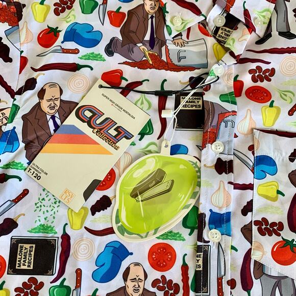 The Office x RSVLTS Kevin Malone’s Famous Chili Button Down Shirt - Picture 4 of 11